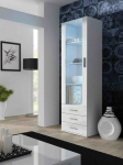 Cama MEBLE Cama display cabinet SOHO S1 white/white gloss