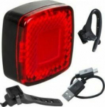Maclean Rear bicycle lamp USB AUTO STOP sensor dusk Maclean Energy MCE355 COB LED max.125lm acu 450mAh