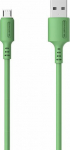 Cable USB Somostel USB-A - microUSB 1.2 m Green (SMS-BP06 USB - micro USB Green)