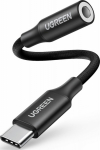 Adapter USB Ugreen AV161 USB-C - Jack 3.5mm Czarny (50631)