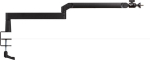 Elgato | Wave Mic Arm | 10AAN9901 | Upper Arm Desk Clearance (160 mm); Lower Arm Desk Clearance (70 mm); Horizontal Reach (740 mm); Vertical Rotation (90 &deg; up / 60 &deg; down (elbow); Desk Clamp expandable up to 60 mm | Low Profile