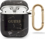 Guess GUACA2TPUMABK AirPods cover Marble Collection / black