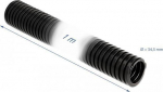 DELOCK Cable Protection Hose 1 m x 34.5 mm schwarz