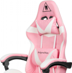 Armchair Kruger&Matz GX-150 pink and white
