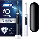 Oral-B iO Series 5 - Toothbrush - Matt Black/Quite White (pack of 2)