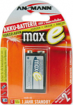 1 Ansmann maxE NiMH rech.bat. 9V block 200 mAh 5035342