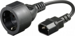 Manhattan Power Cord Manhattan Power Adapter IEC320 C14 on Schuko F Nest 23cm