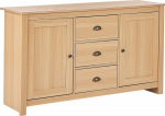 Beliani LANSIN two-door light wood chest of drawers!