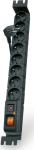 Listwa zasilająca Acar S8 FA RACK (1.5m ; czarny)