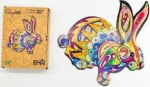 PuzzleOK Puzzle Wood eko 60 Fluffy rabbit A4