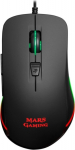 Mars Gaming MM118 Gaming Mouse with Additional Buttons / RGB / 400 - 9800 DPI / USB / Black