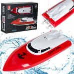 RoGer Remote Controlled Racing Boat 4CH mini CP802 Red