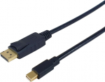 Equip Mini DisplayPort->DP 4K/ 60Hz St/St 2.00m sw Polybeutel