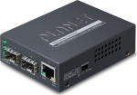 PLANET 10/100/1000Base-T to Dual 1000Base-X SFP (1 TP, 2