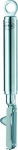 Rosle peeler for left-handers 19 x 2.4 x 2 cm silver stainless steel