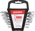 GEDORE red Double open-ended Spanner Set 12-pieces short