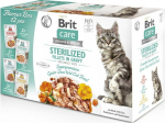 Brit Care Cat Sterilized Flavor Box Pouch - wet cat food - 12x85 g