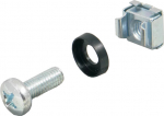 SCHROFF CAGE NUTS M4 100 PIECE Cabinet Accessories