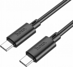 Kabel USB Hoco USB-C - USB-C 1 m Czarny (HOCOACC10)