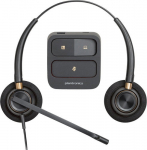 HP Poly EncorePro 520 - EncorePro 500 series - Headset - On-Ear - kabelgebunden - Active noise reduction - Quick Disconnect - Schwarz - Certified for Skype for Business, UC-zertifiziert (783P7AA#ABB)