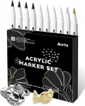 Acrylic Marker Pens ARRTX, 4 Colours, 10pcs