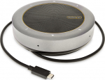 StarTech.com USB-C Conference Speaker Mini Dock, Portable Boardroom Speaker and Multiport Adapter, USB-C to VGA or 4K 60Hz HDMI, 2x USB-A (5Gbps)