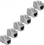 TRENDnet Modular plug-in module (Coupling) - CAT 6a - RJ-45 - TAA-compliant (pack of 6)
