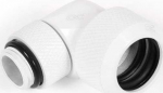 Alphacool Eiszapfen Anschluss 90 Grad G1/4 Zoll AG auf 13mm AD Hardtube - drehbar, - Wei&szlig;