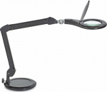 MAUL LED Lupenleuchte Makro mit Standfu&szlig; schwarz