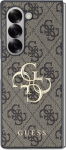 Guess PU 4G Metal Logo Case for Samsung Galaxy Z Fold 6 / Brown