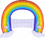 JiLong INFLATABLE DESK CHAIR WATER CHAIR RAINBOW 107x95x23CM 37606