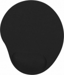 Powerton Mouse Pad Mouse Pad, ergonomic gel, czarna, Powerton