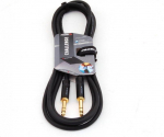 PROEL 6.3mm stereo male - 6.3mm stereo male, 10m, black