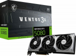 MSI GeForce RTX 5080 16G VENTUS 3X OC DLSS 4 - Chipset NVIDIA RTX 5080 | 16GB GDDR7