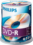 1x100 Philips DVD-R 4.7GB 16x SP