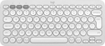Log Klaviatuur Logitech Pebble Keyboard 2 US (W), valge