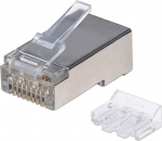 INTELLINET Modular Plug RJ45 Cat6A STP 3-Point 90 Stk