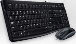 Log Logitech Desktop MK120 - Kit with keyboard och mus - USB - Nordisk