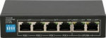 Switch ExtraLink EXTRALINK EUROS V2 Switch 6x10/100Mbps, 2xUplink, Ports 1-4 PoE 802.3AF/AT 60W