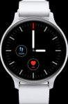 CANYON Badian SW-68, Smartwatch, Realtek 8762CK, 1.28"TFT 240x240px; RAM : 160KB, Lithium-ion polymer battery, 3.7V 190mAh Include, Silver Zinc alloy middle frame + plastic bottom case+ white Silicone strap + silver strap buckle, 44.9x 10.9mm, strap: ...