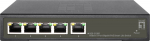 LevelOne PoE+Switch 4xGE PoE/1xGE 65W Hilbert SL managed