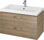 Cersanit WASHBASIN CABINET LARA 80 WALNUT DSM FSC MIX70% SGSCH-COC-007574