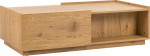 Coffee table SACHA 120x60xH35cm, melamine with oak bark