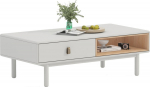 Coffee table IRIS 120x60xH40cm, white