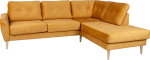 Corner sofa HEIVI RC, yellow velvet
