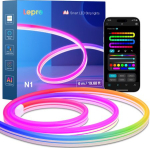 Lepro N1 AI Smart Neon RGB LED Strip Lights 3m, WiFi and Bluetooth, EU version
