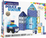 MAGNA-TILES&reg; Police Station Magnetic Building Set, 35 can