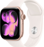 Apple Watch 11 GPS + Cellular 42mm Sport Band M/L, rose gold/light blush (MF8F4ET/A)