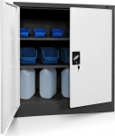 Diablo Chairs Closet with Regalen BEATA, 900 x 930 x 400 mm, anthracite-white