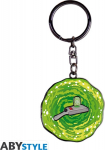 Abysse: Rick And Morty - Portal Gun Metal Keychain (ABYKEY387)